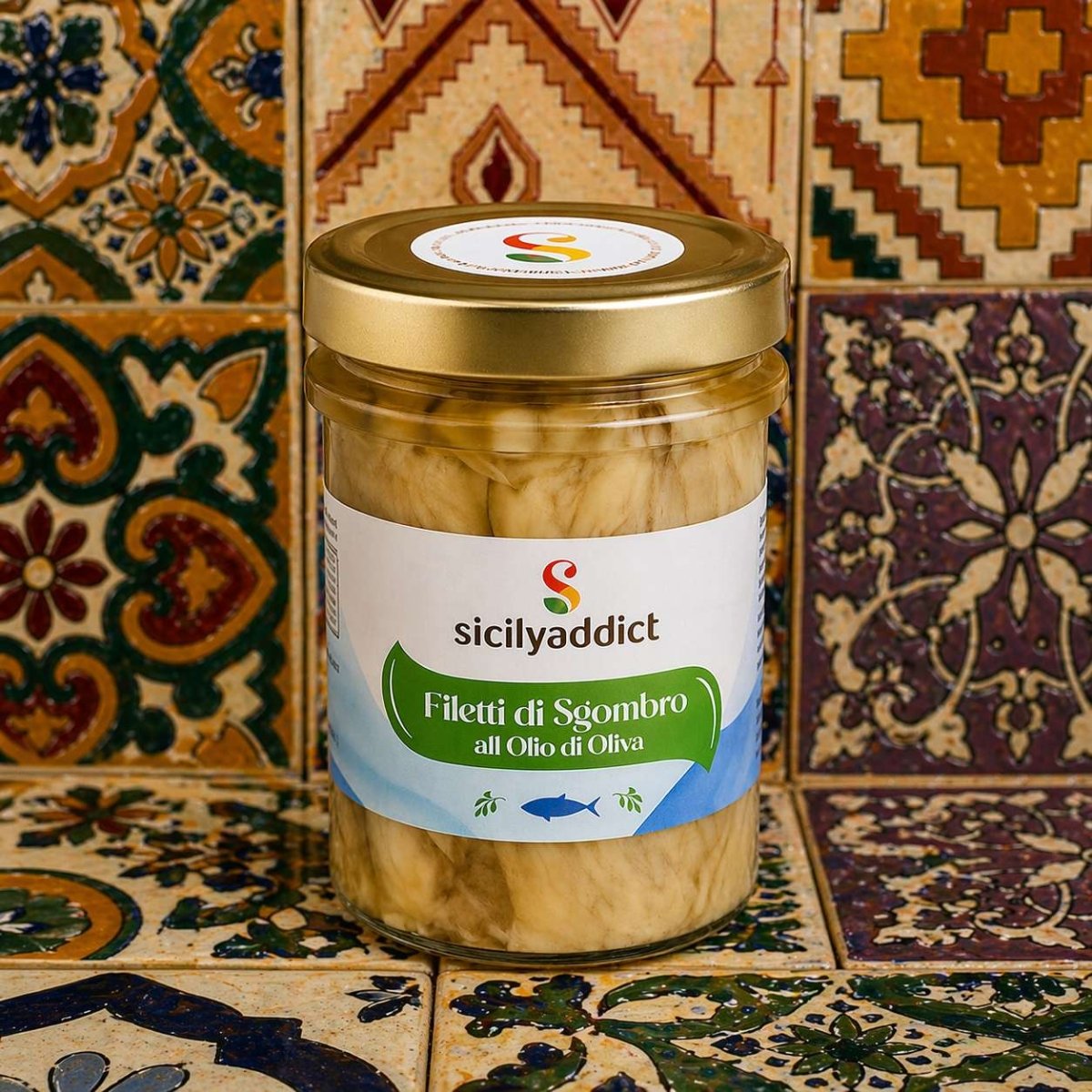 Filetti di Sgombro in olio di oliva siciliano 200 g - SicilyAddict