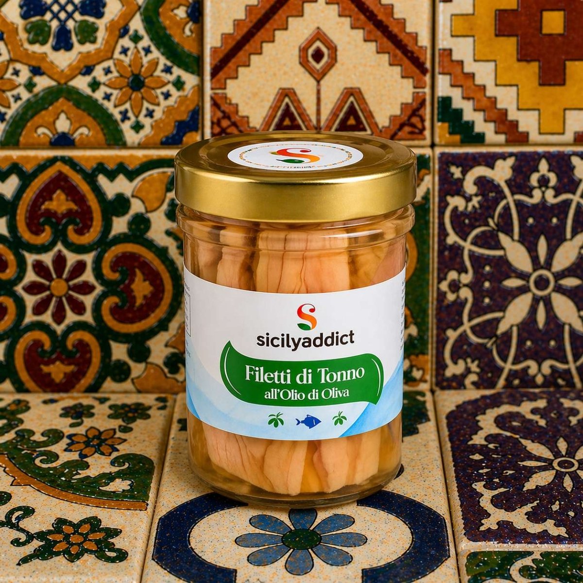 Filetti di Tonno in olio di oliva 200g - SicilyAddict