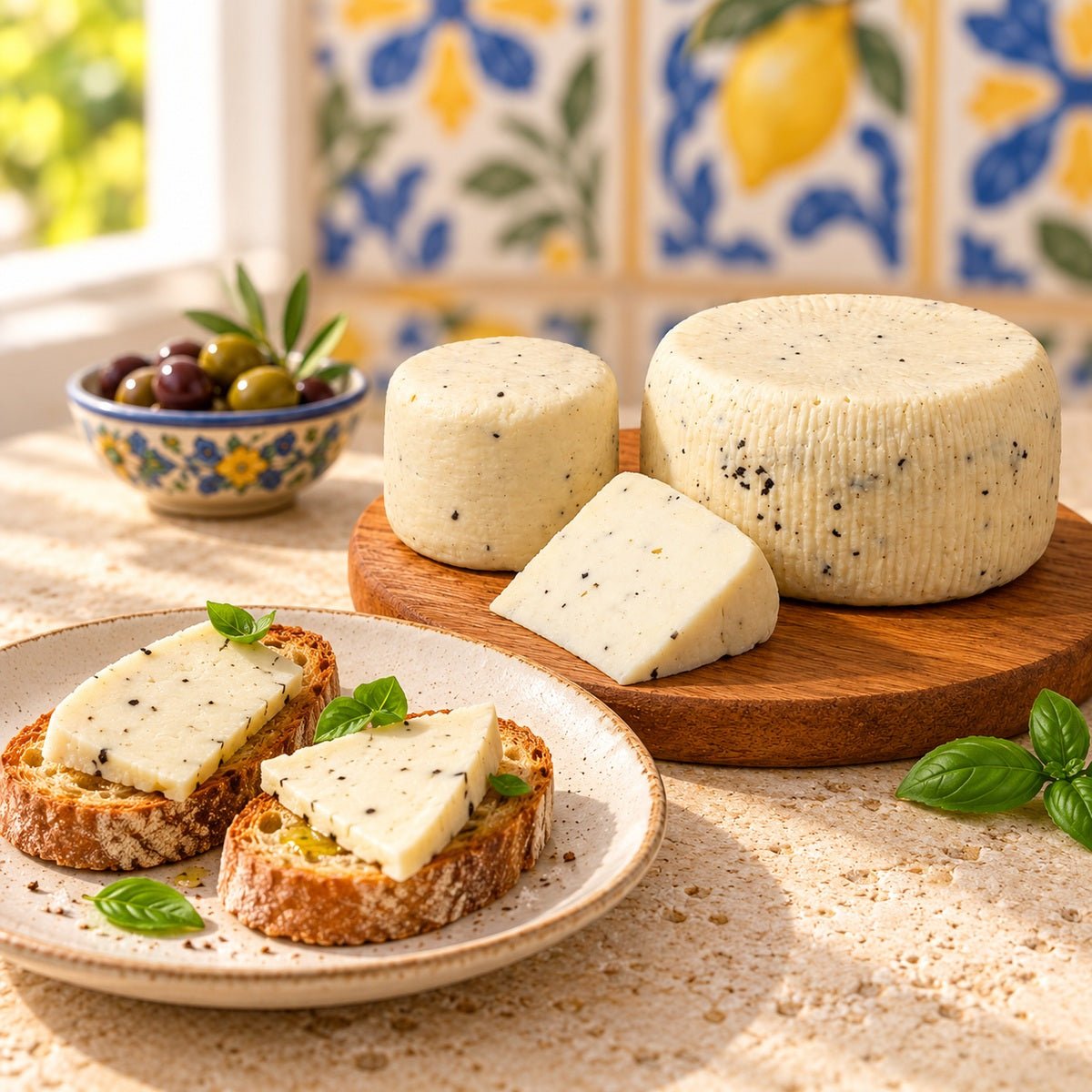 Formaggio Canestrato con Tartufo - SicilyAddict