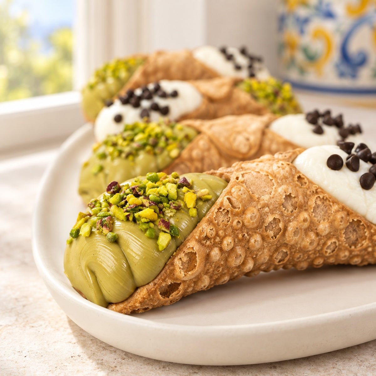 Kit cannoli con ricotta e crema di pistacchio - SicilyAddict