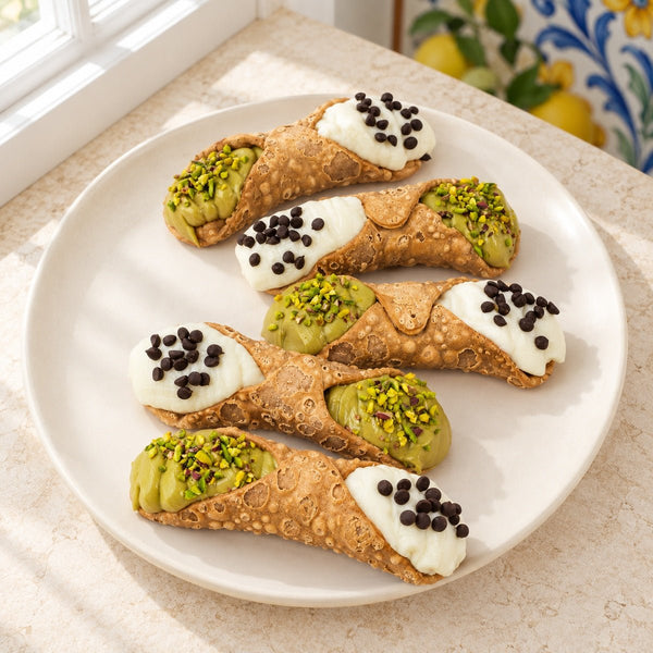 Kit cannoli con ricotta e crema di pistacchio - SicilyAddict