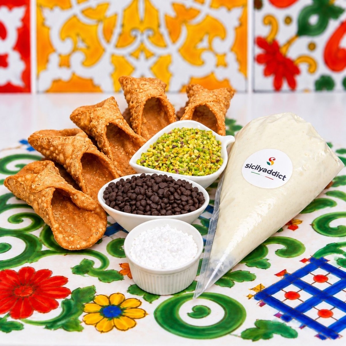 Kit cannoli siciliani con ricotta di pecora - SicilyAddict