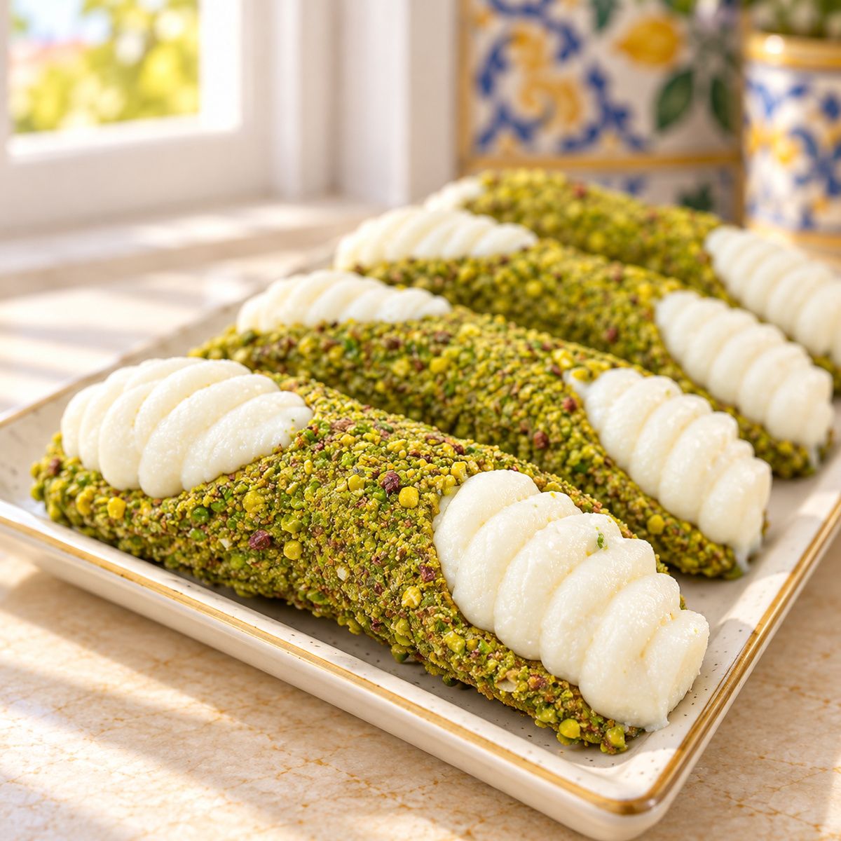 Kit cannoli siciliani pistacchio lovers - SicilyAddict