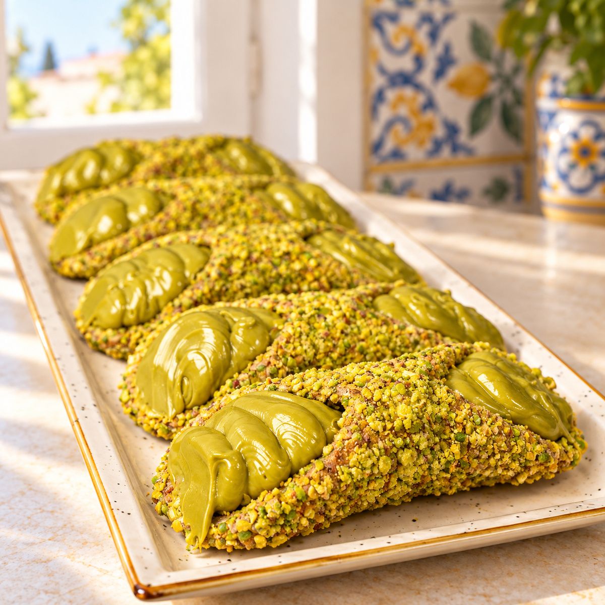 Kit cannoli siciliani pistacchio lovers - SicilyAddict