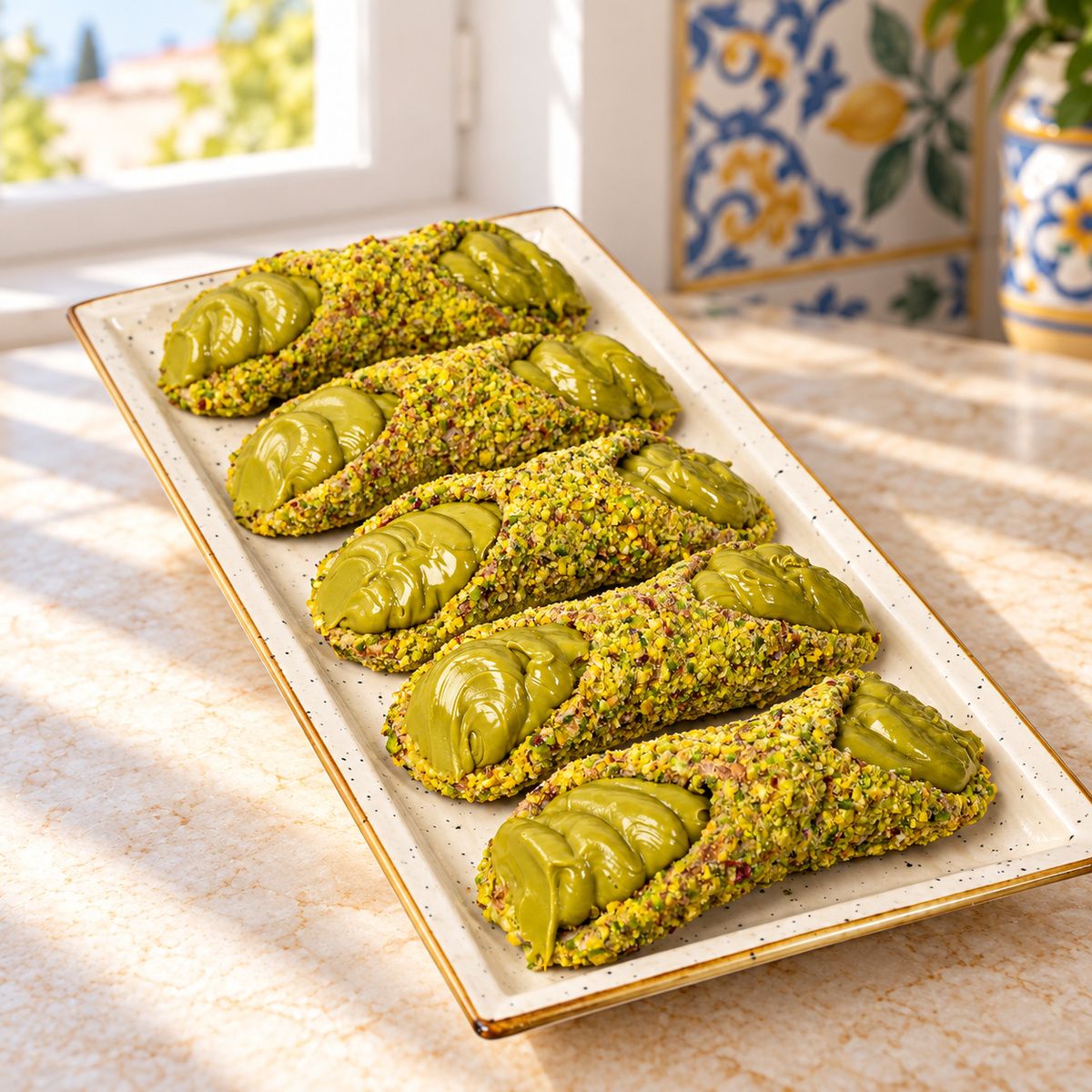 Kit cannoli siciliani pistacchio lovers - SicilyAddict