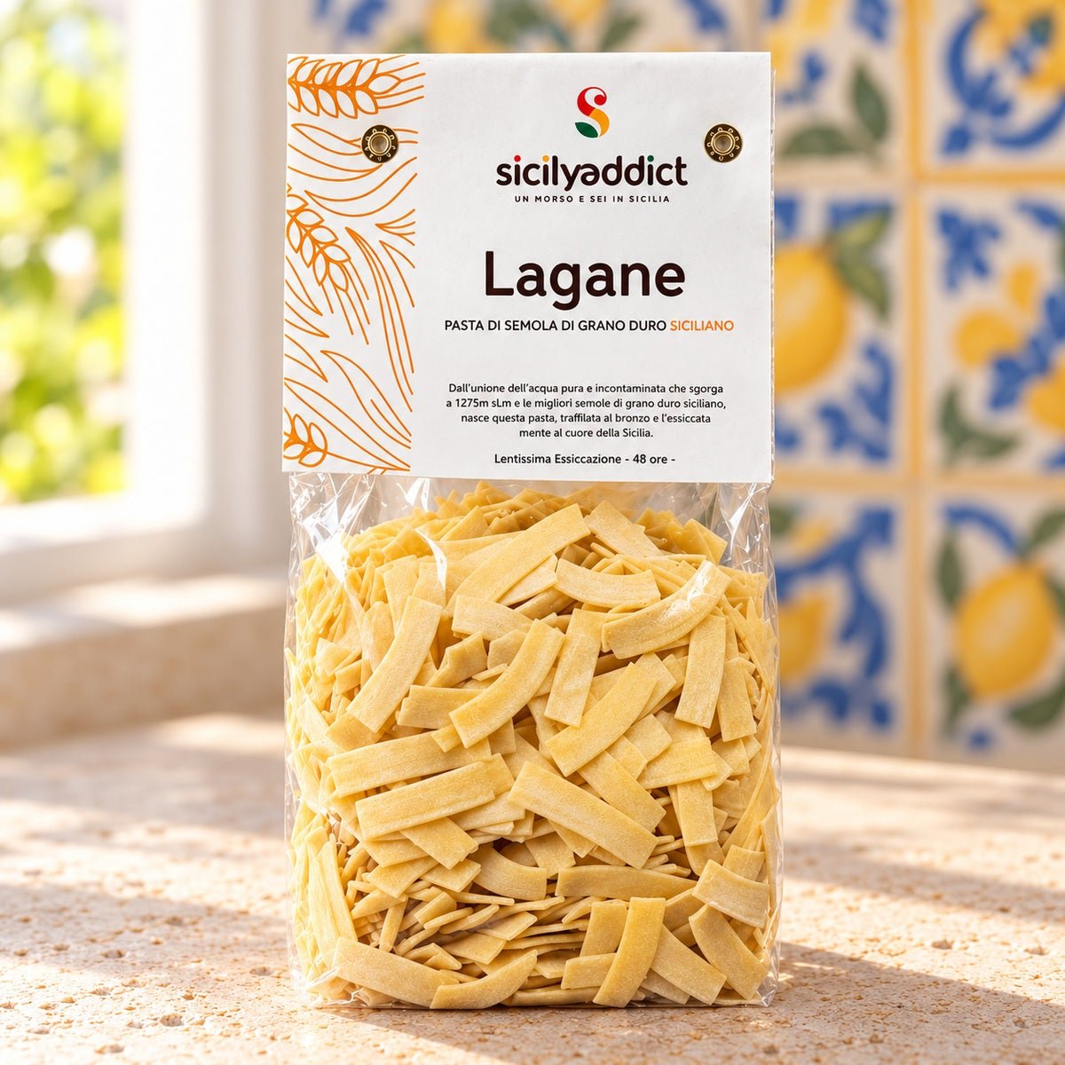 Lagane Artigianali grano 100% siciliano 500g - SicilyAddict