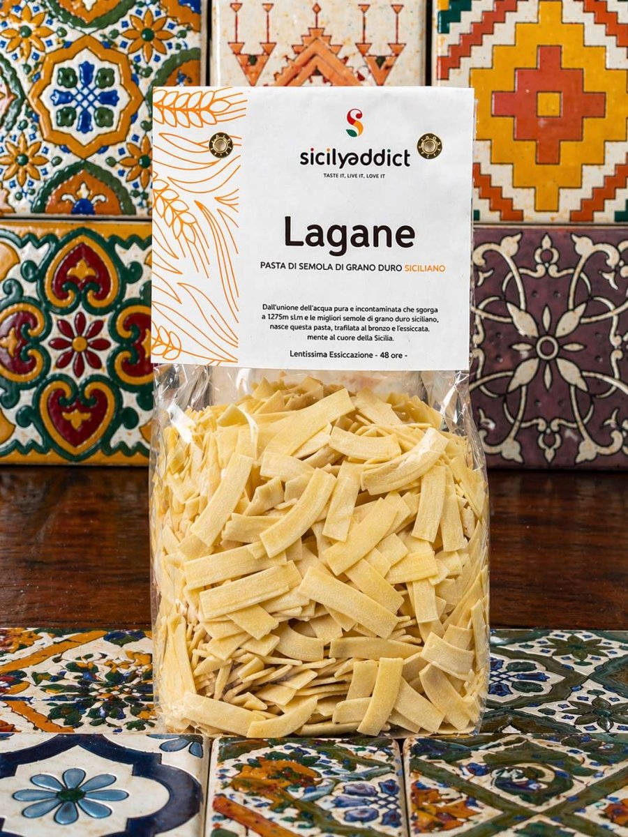 Lagane Artigianali grano 100% siciliano 500g - SicilyAddict