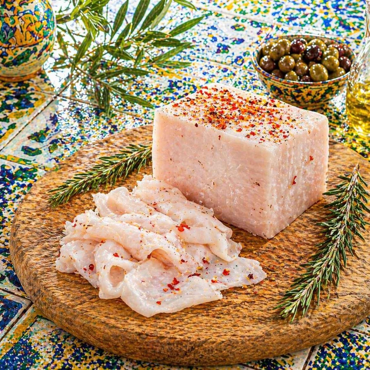 Lardo di suino nero dei Nebrodi con PEPE NERO - SicilyAddict