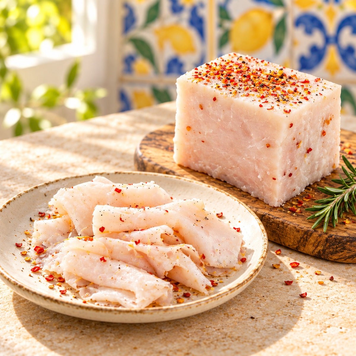 Lardo di suino nero dei Nebrodi con PEPERONCINO - SicilyAddict
