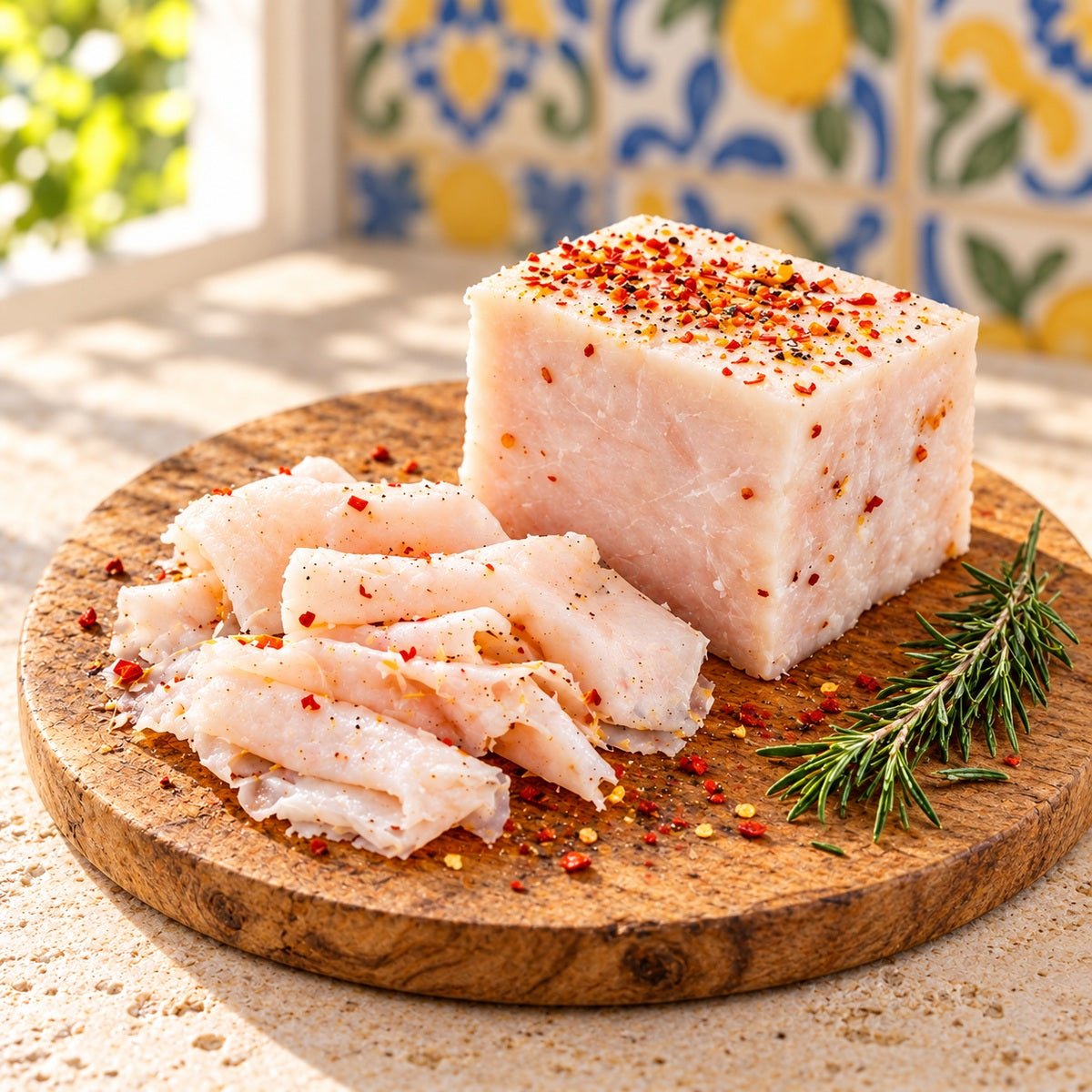 Lardo di suino nero dei Nebrodi con PEPERONCINO - SicilyAddict