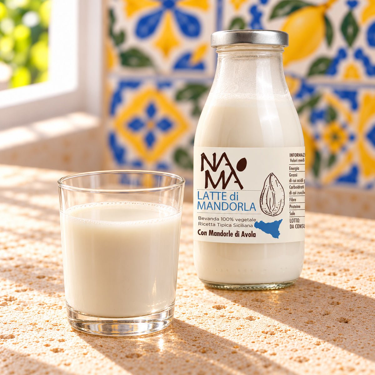 Latte di mandorla di Avola Namà - SicilyAddict
