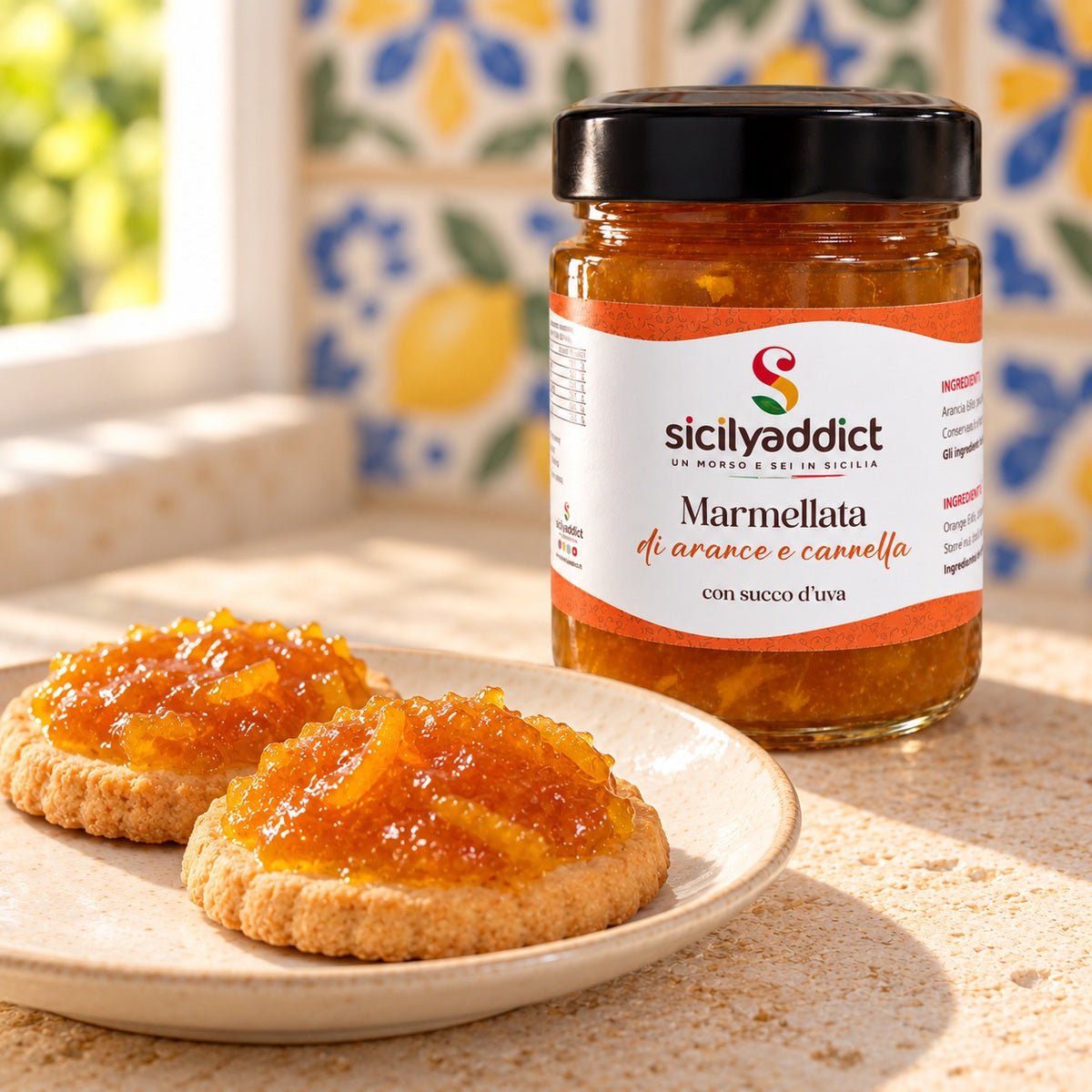 Marmellata Arancia e Cannella 240gr - SicilyAddict