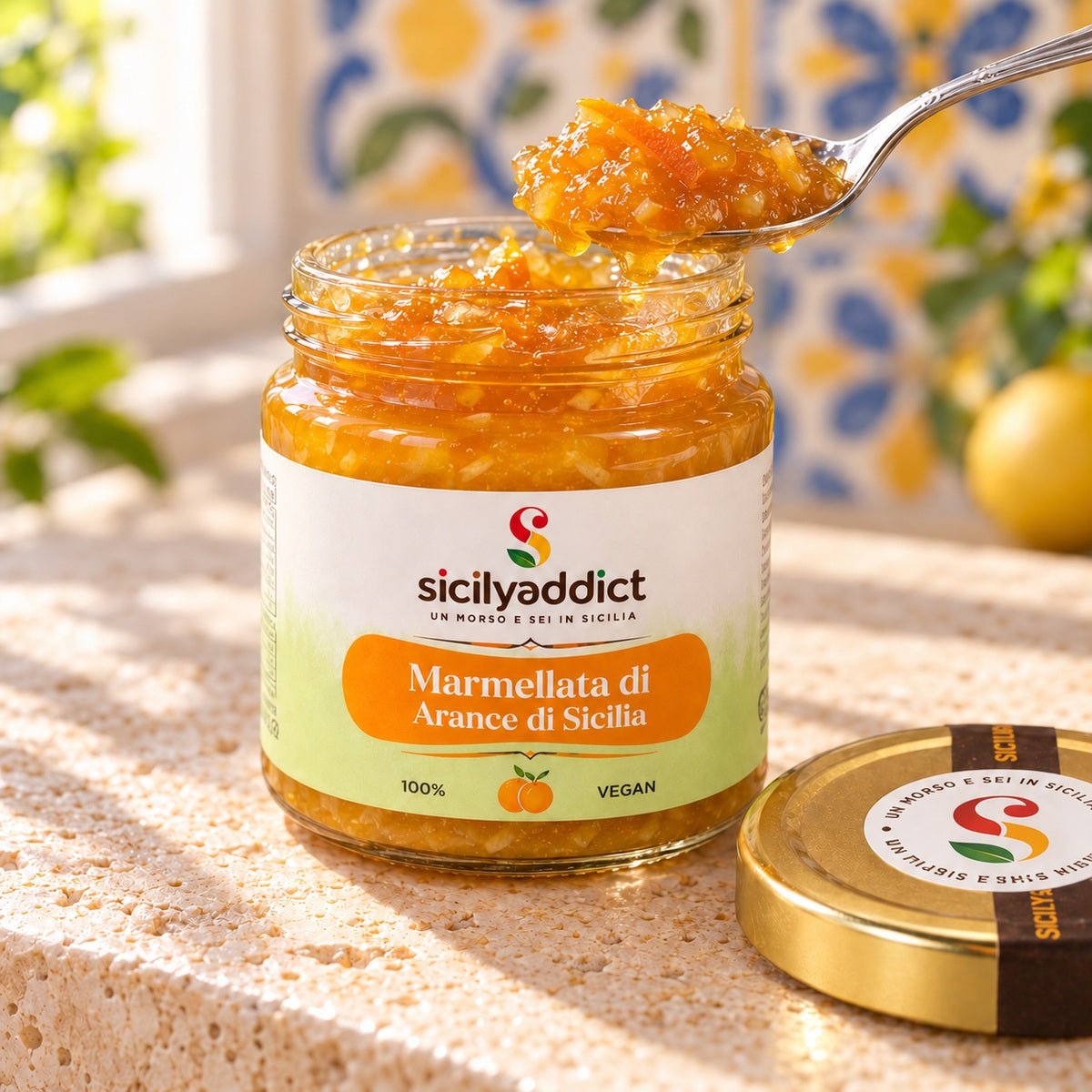 Marmellata di arance di Sicilia 220g - SicilyAddict