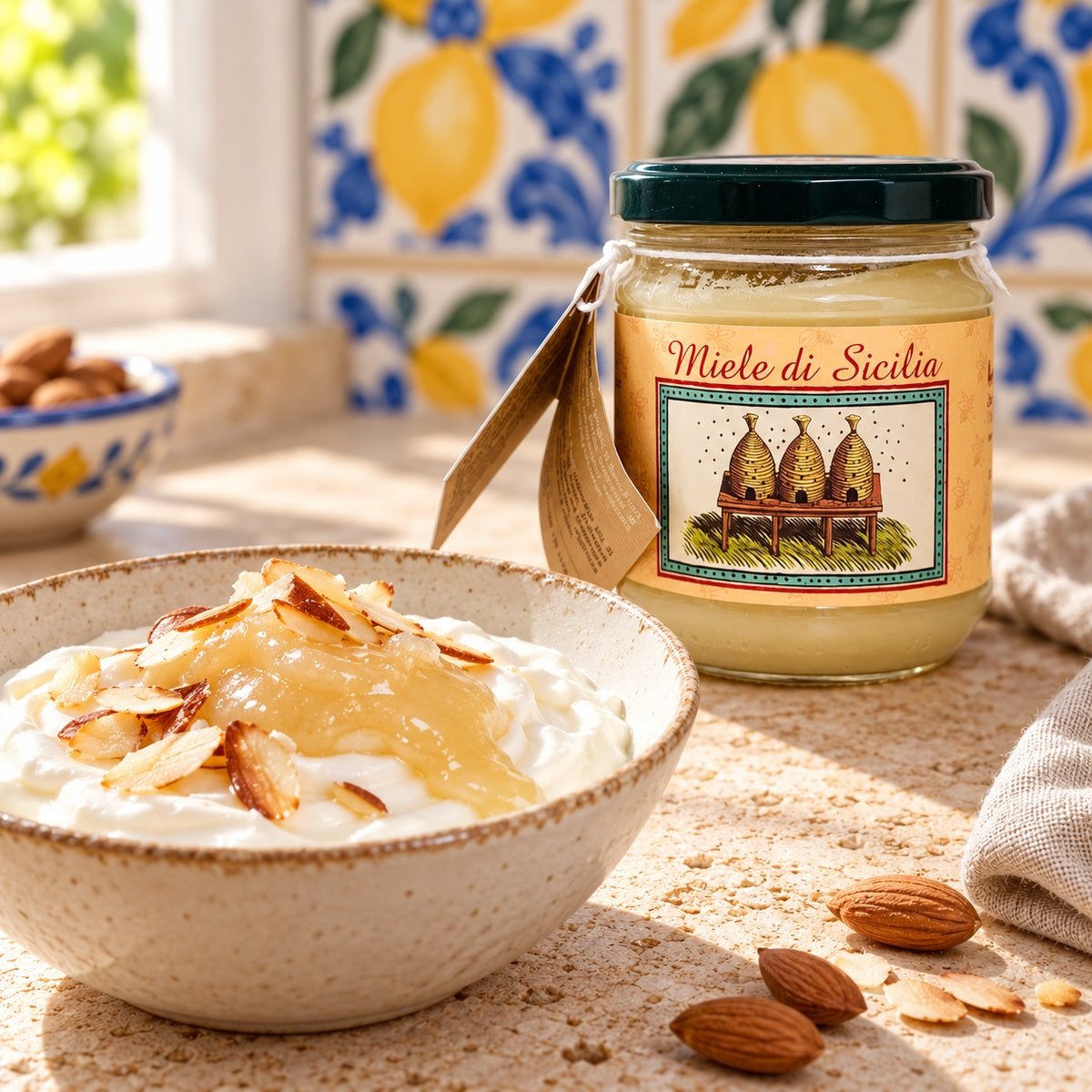 Miele di mandorlo 400g - SicilyAddict