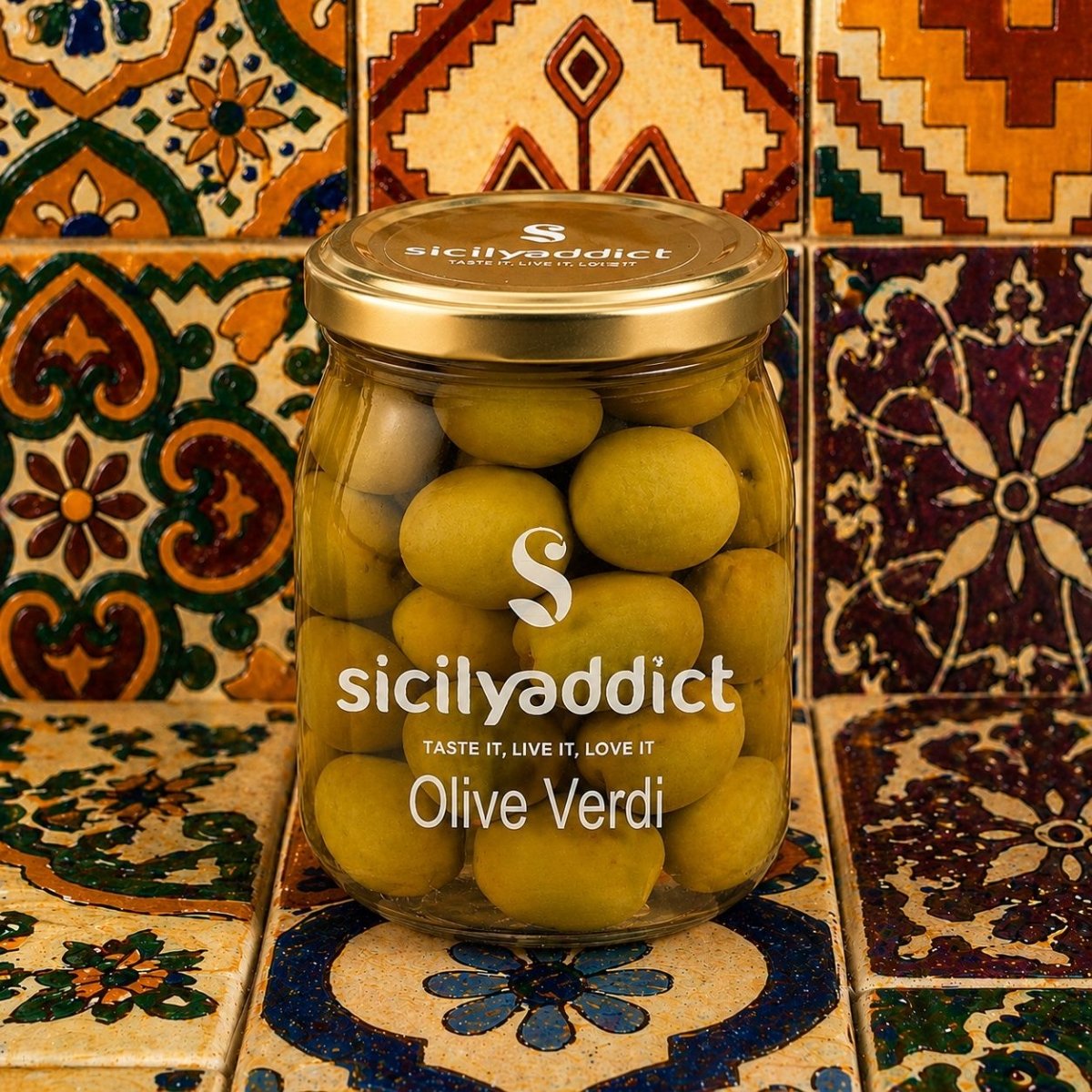 Olive verdi da cocktail 340g - SicilyAddict