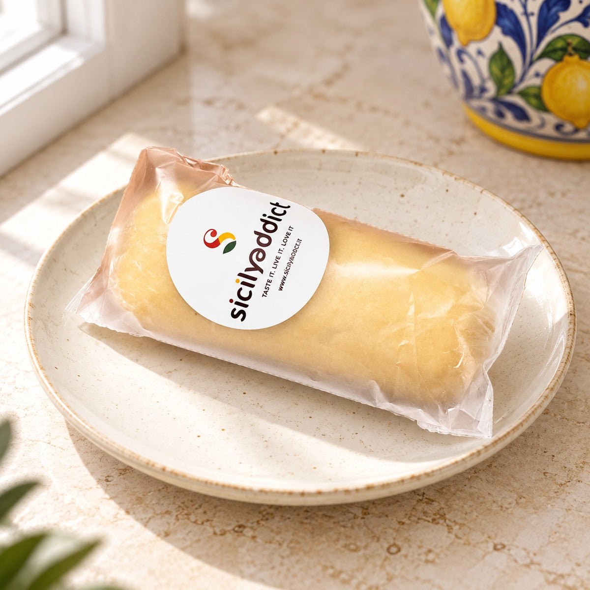 Panetto di pasta pura di mandorla siciliana 250g - SicilyAddict