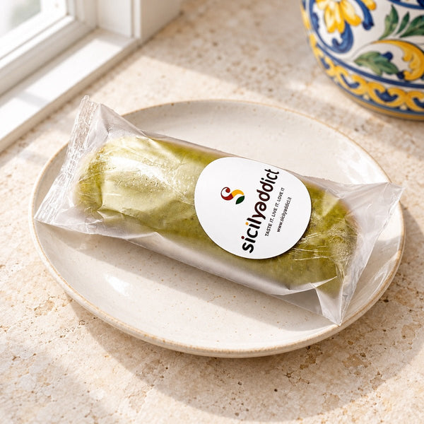 Panetto di pasta pura di pistacchio siciliano 250g - SicilyAddict