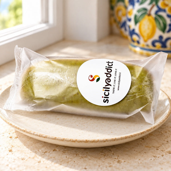 Panetto di pasta pura di pistacchio siciliano 250g - SicilyAddict