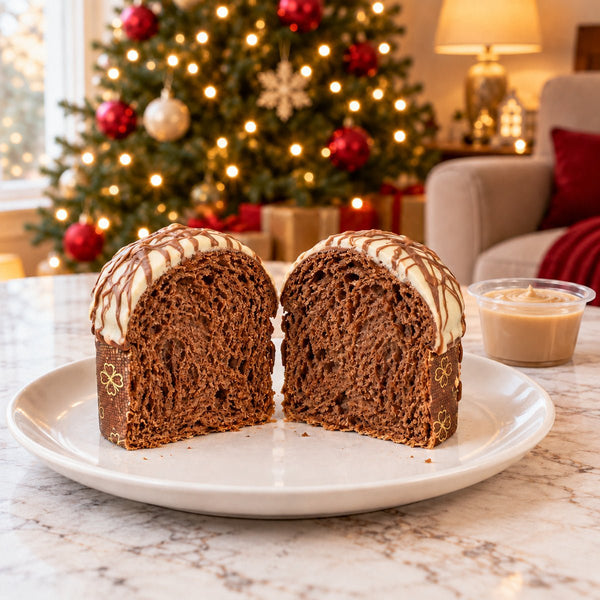 Panettoncino artigianale al cioccolato e nocciole Ciokonocciola - SicilyAddict