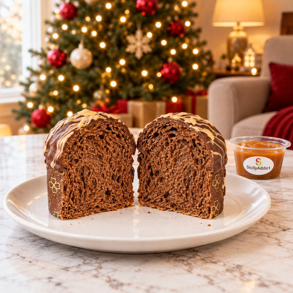 Panettoncino artigianale ciokocaramel - SicilyAddict
