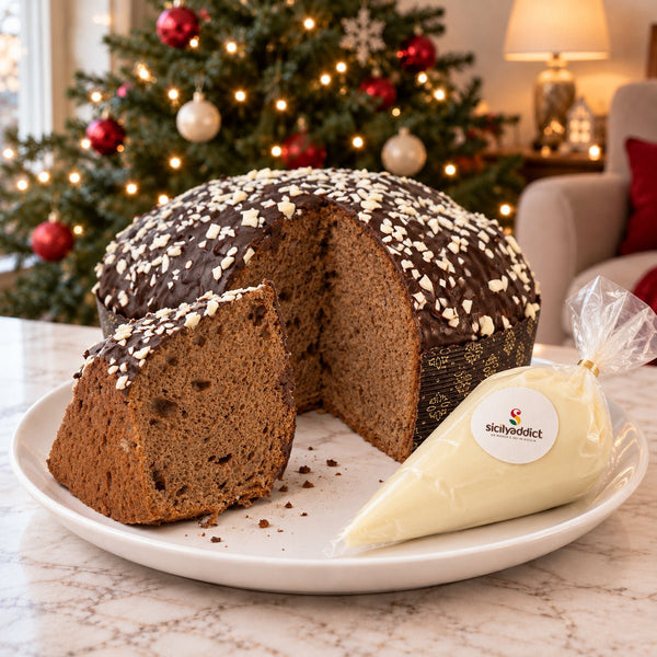 Panettone artigianale ai Tre Cioccolati - SicilyAddict