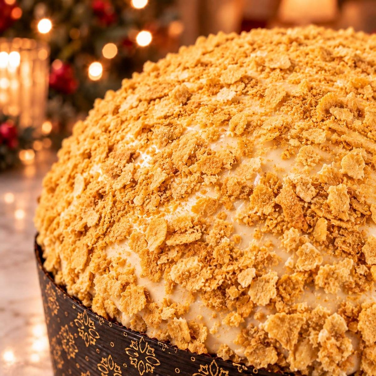 Panettone artigianale al cioccolato bianco e cereali ciokocereali - SicilyAddict