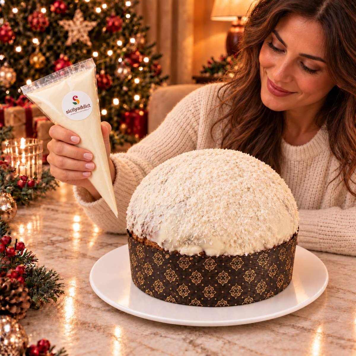 Panettone artigianale al cioccolato e Cocco Ciokococco - SicilyAddict