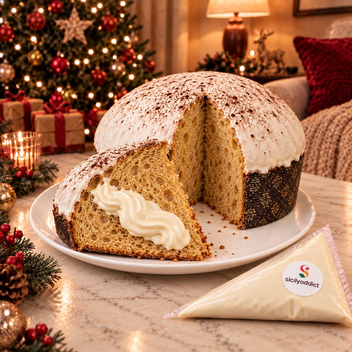 Panettone artigianale al Tiramisu' - SicilyAddict