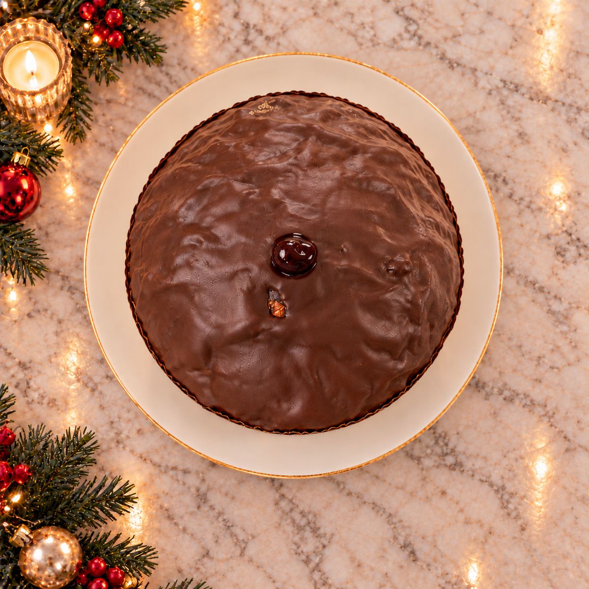 Panettone artigianale Amarene e Cioccolato Fondente - SicilyAddict