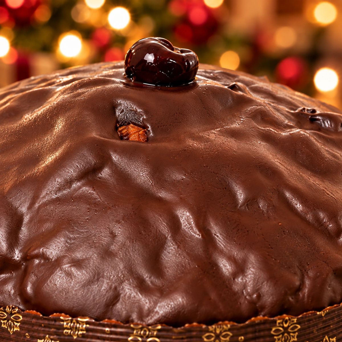Panettone artigianale Amarene e Cioccolato Fondente - SicilyAddict