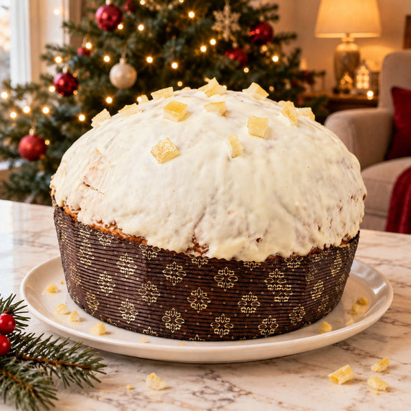 Panettone artigianale Limone e Cioccolato Bianco - SicilyAddict