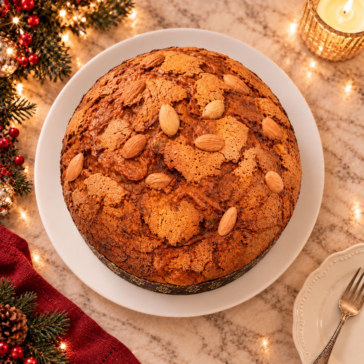 Panettone artigianale Mele e Cannella - SicilyAddict