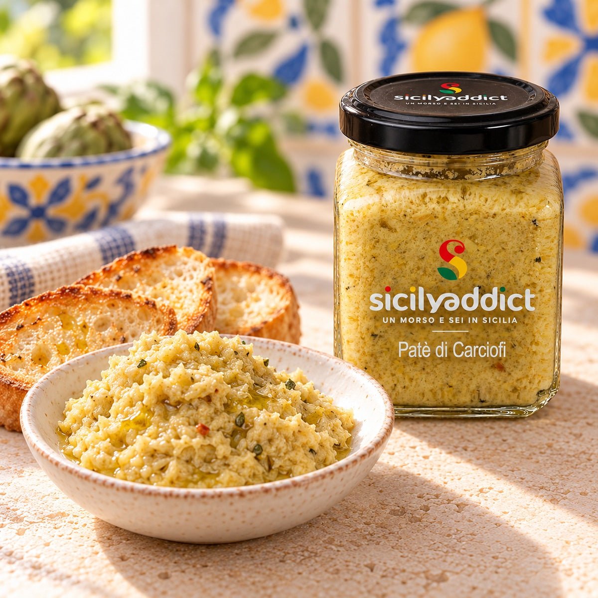 Patè di carciofi 180 g - SicilyAddict