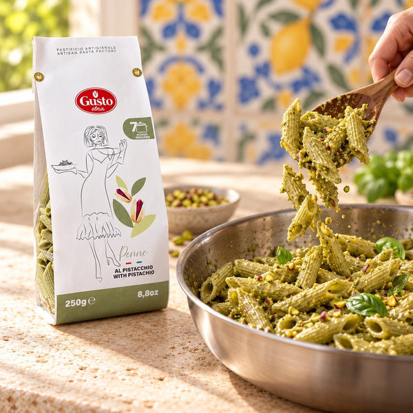 Penne al pistacchio 250 g - SicilyAddict