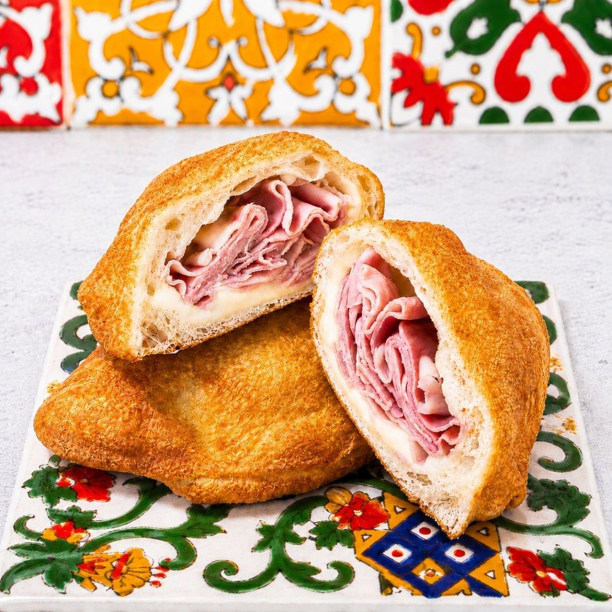 Pidone prosciutto e mozzarella 180g x 4 Pezzi - SicilyAddict