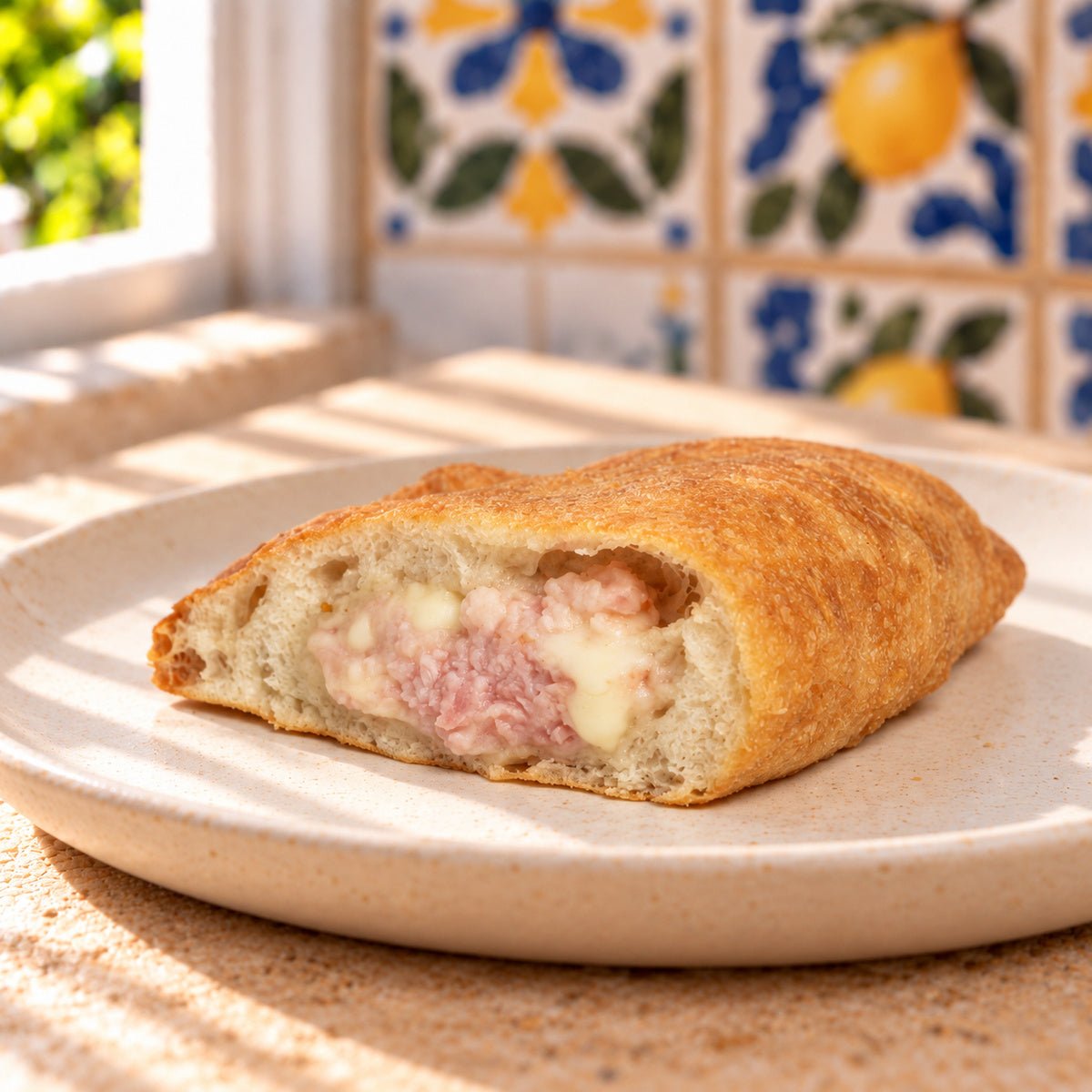 Pidone prosciutto e mozzarella 180g x 4 Pezzi - SicilyAddict