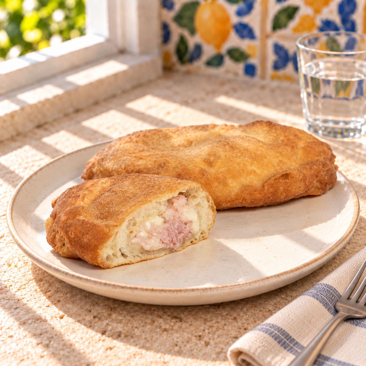 Pidone prosciutto e mozzarella 180g x 4 Pezzi - SicilyAddict