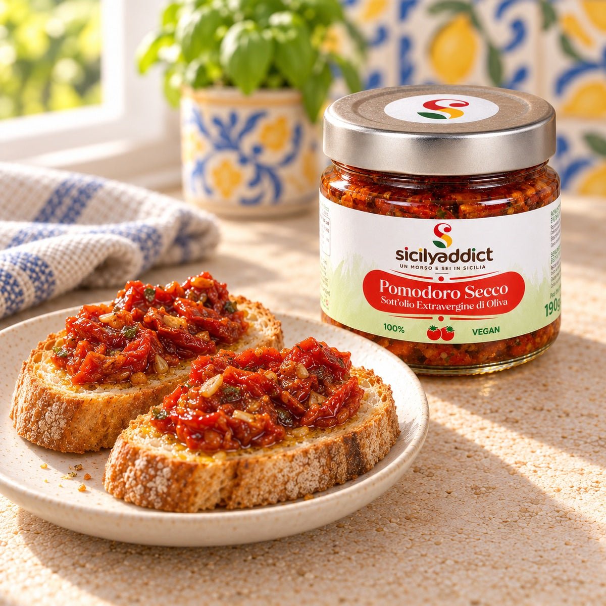 Pomodoro secco sott'olio 190g - SicilyAddict