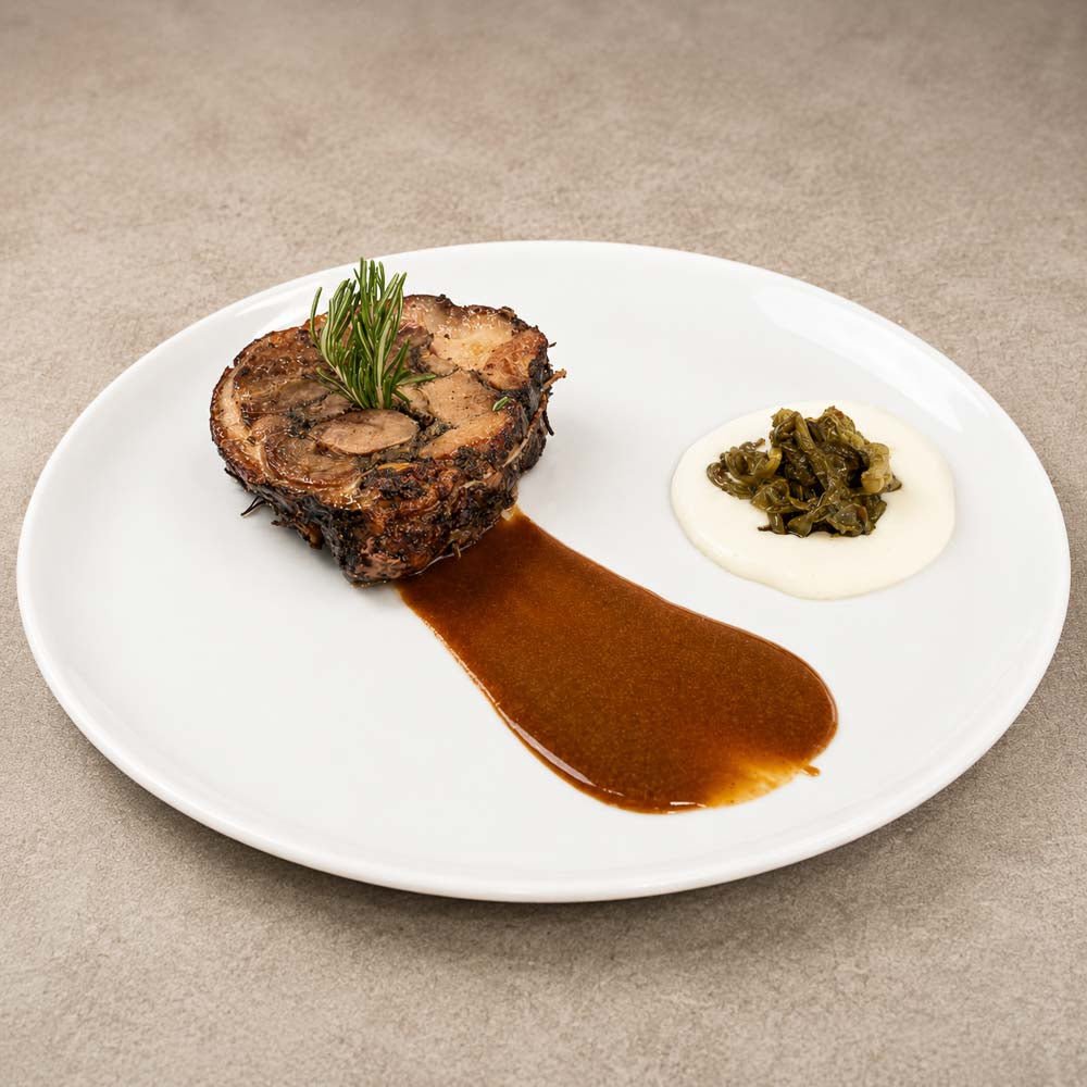 Porchetta di Suino Nero dei Nebrodi 300g - Cottura SV a Bassa Temperatura - SicilyAddict