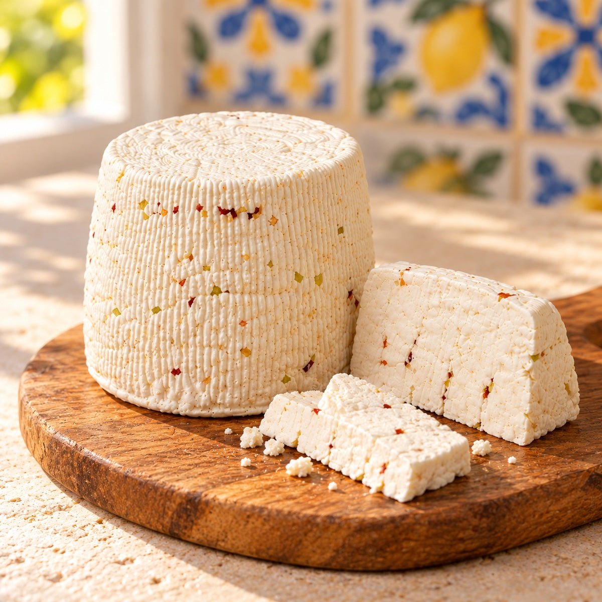 Ricotta salata al peperoncino - SicilyAddict