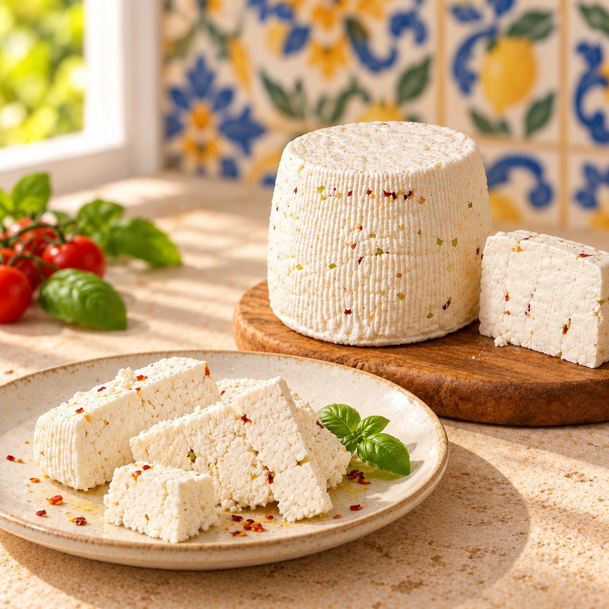 Ricotta salata al peperoncino - SicilyAddict