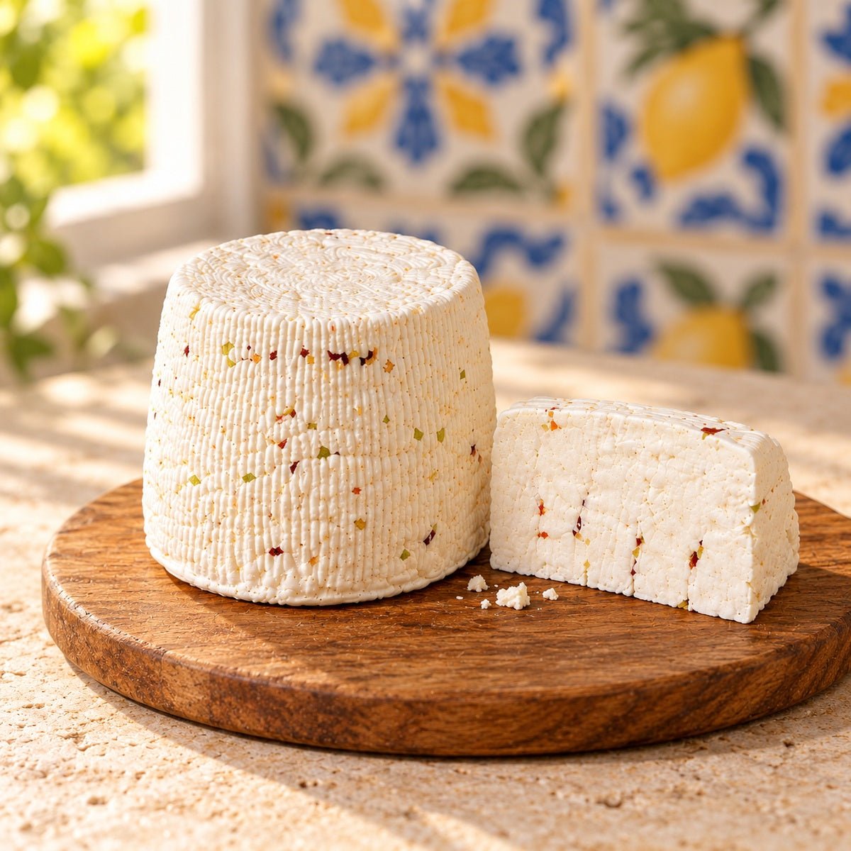 Ricotta salata al peperoncino - SicilyAddict
