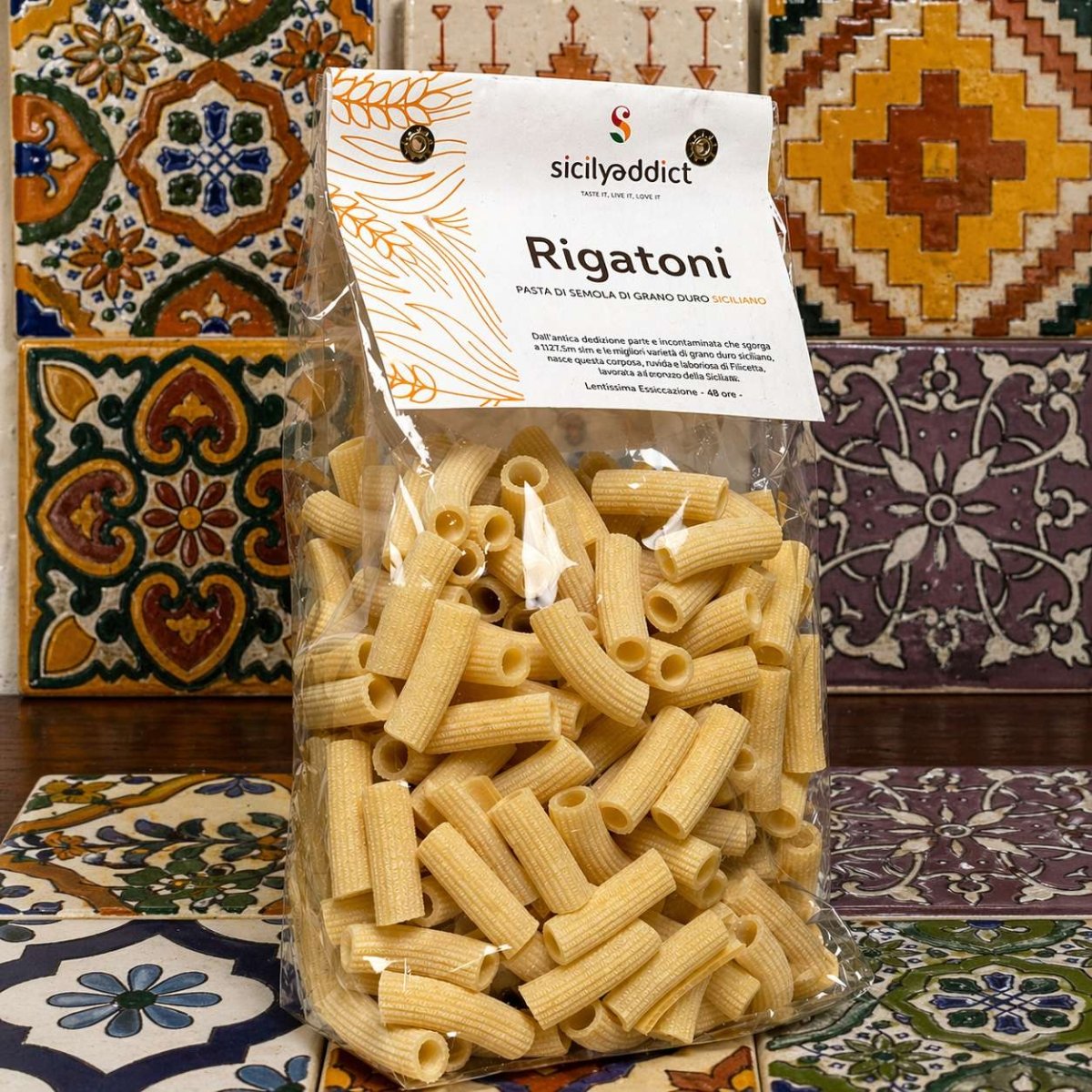 Rigatoni Artigianali grano 100% siciliano 500g - SicilyAddict