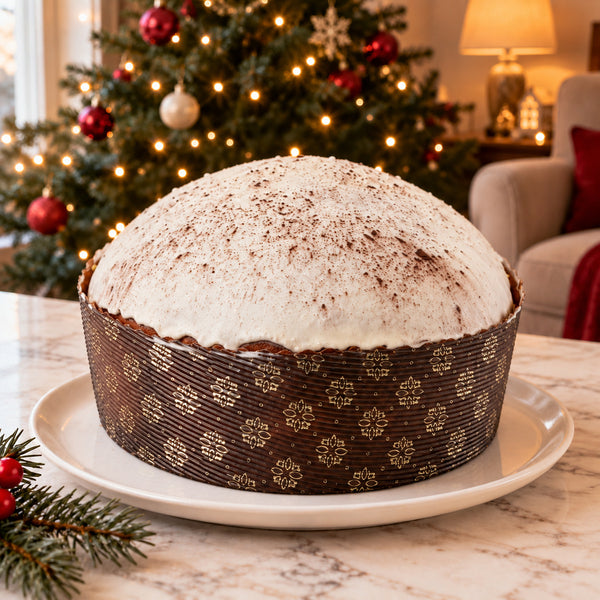 Panettone al Tiramisù SicilyAddict, intero.