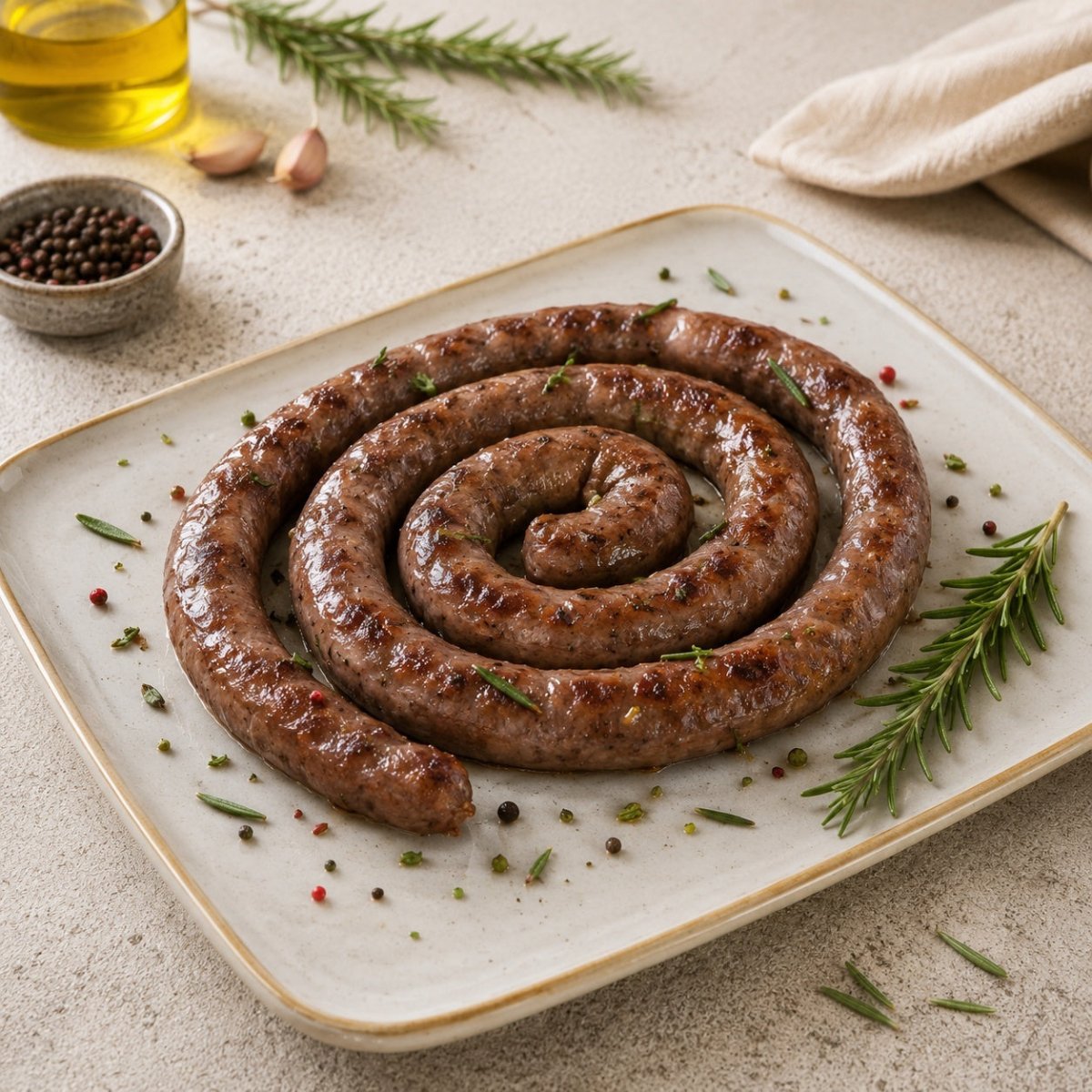 Salsiccia di Suino Nero dei Nebrodi Cotta a Bassa Temperatura 500g - SicilyAddict