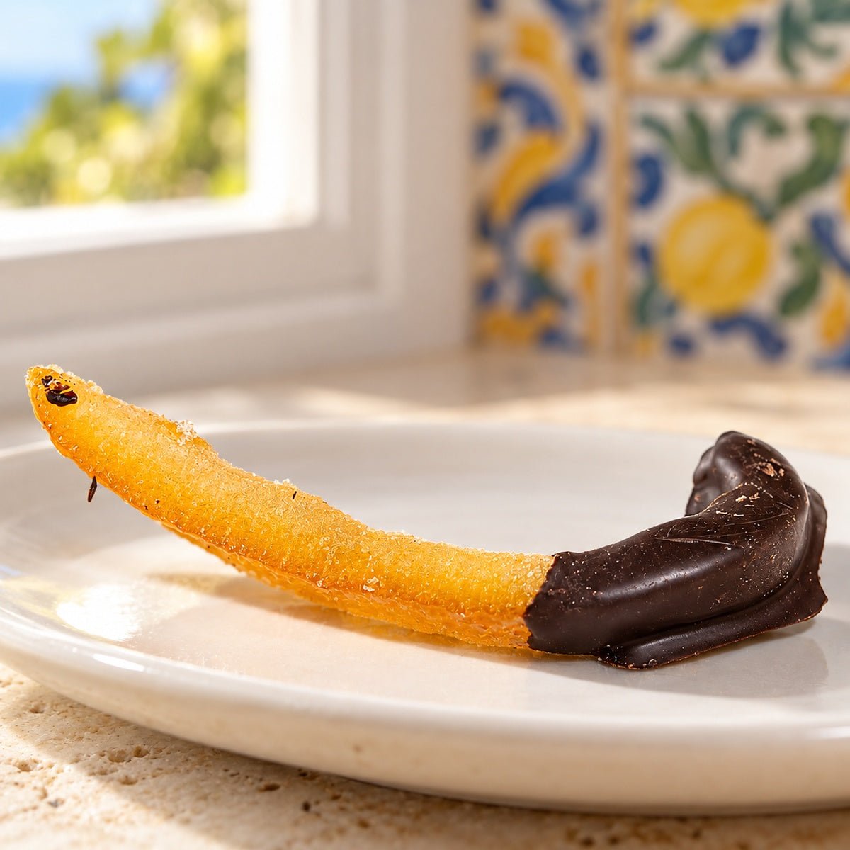 Scorzette d'arancia al cioccolato 80g - SicilyAddict
