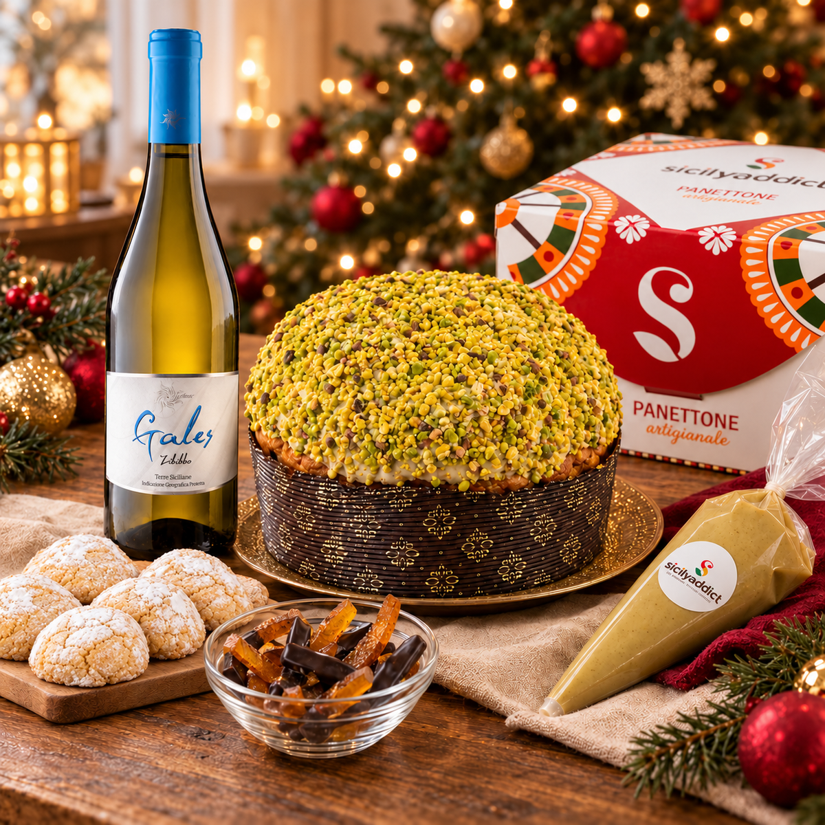 SicilyBox Taormina con la selezione aggiornata per Natale e confezione regalo SicilyAddict.