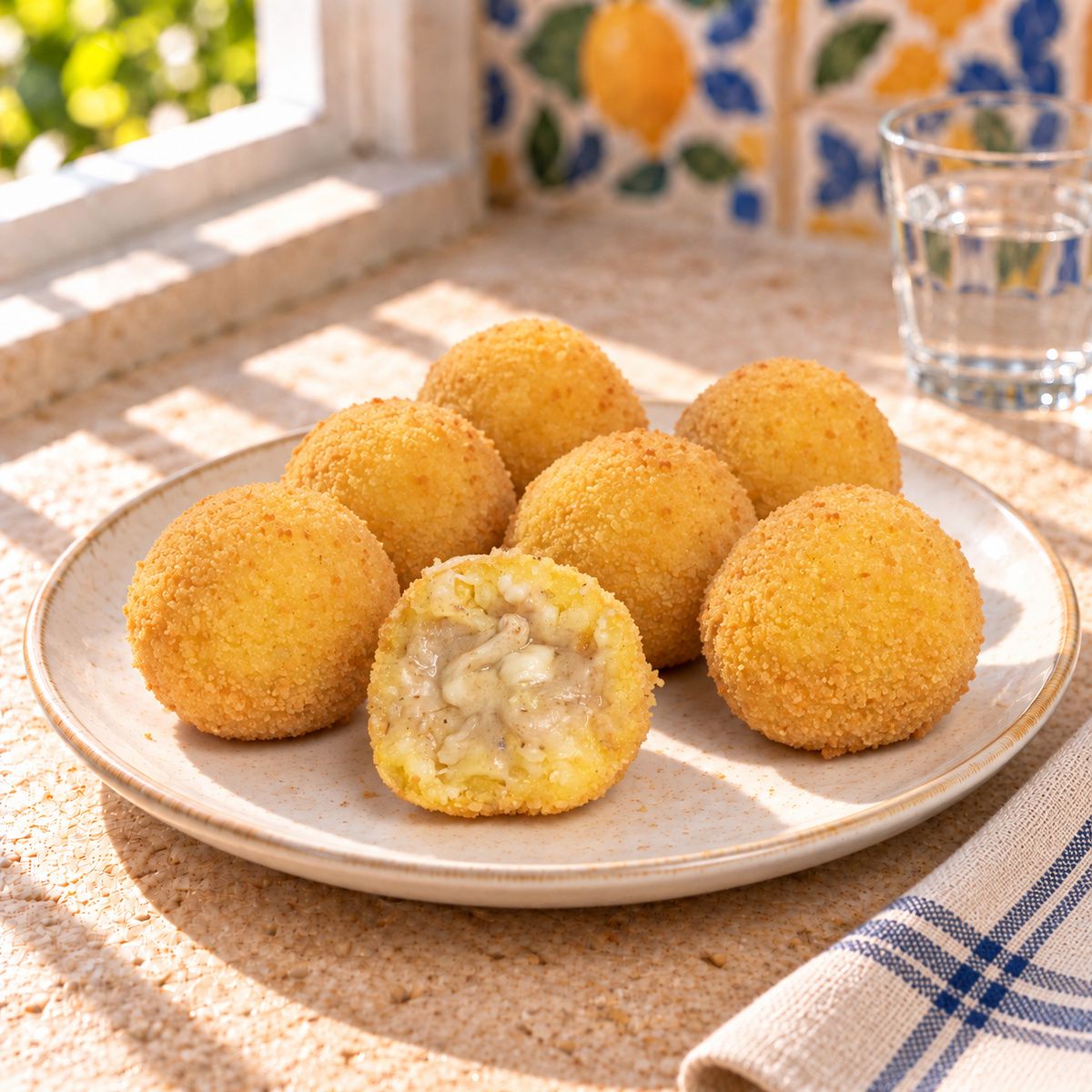 Siculini Arancini al Tartufo e funghi - SicilyAddict