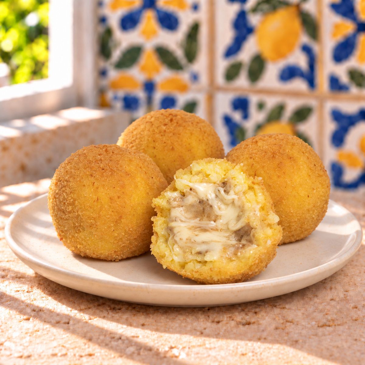 Siculini Arancini al Tartufo e funghi - SicilyAddict