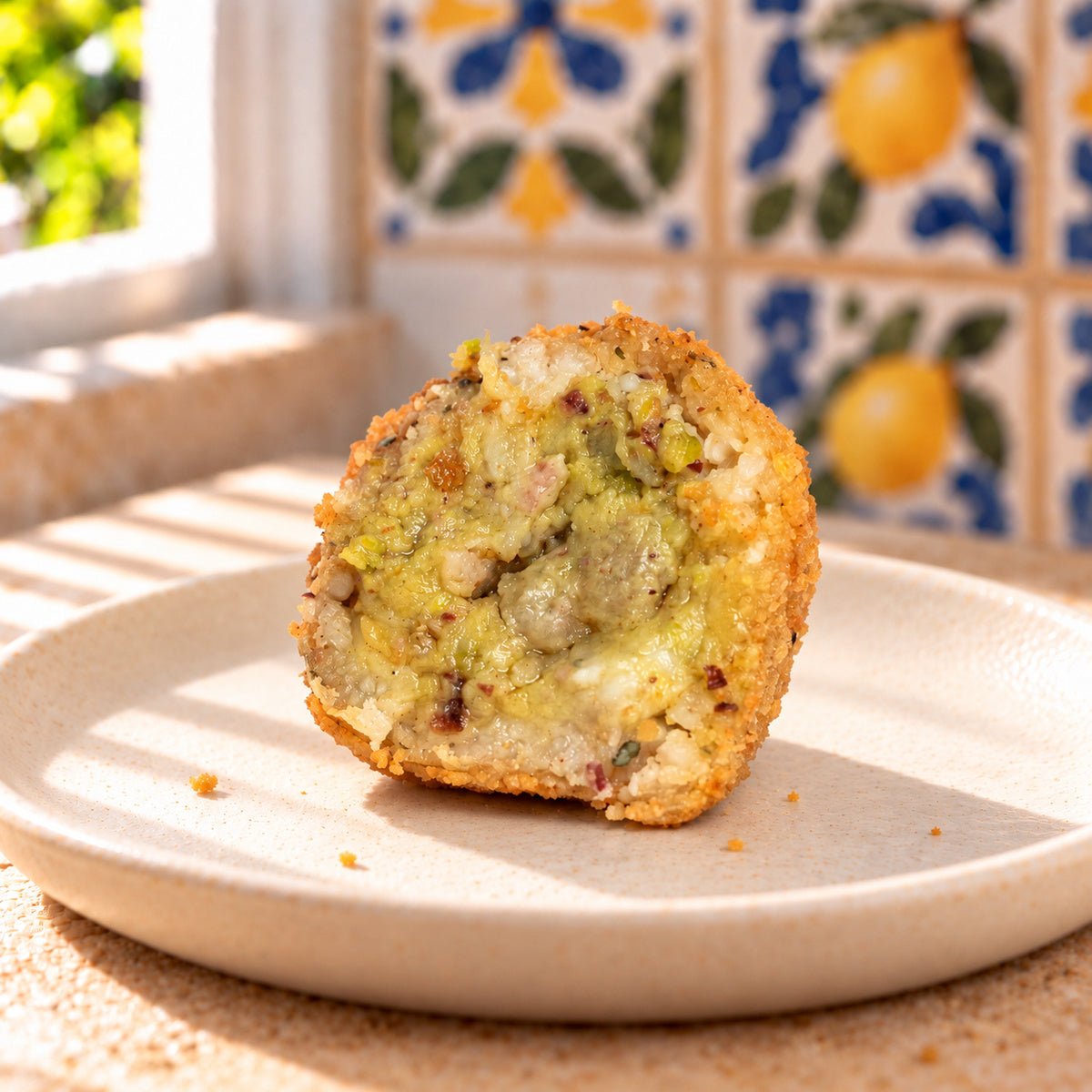 Siculini Arancini Pistacchio e Speck - SicilyAddict